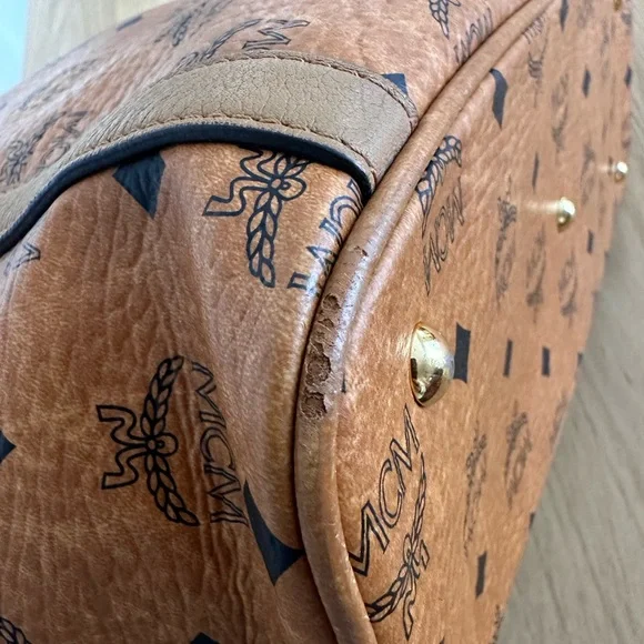 MCM Cognac Shoulder bag - Picture 4 of 16